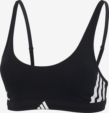 ADIDAS SPORTSWEAR Bralette Bra 'Essentials' in Black: front