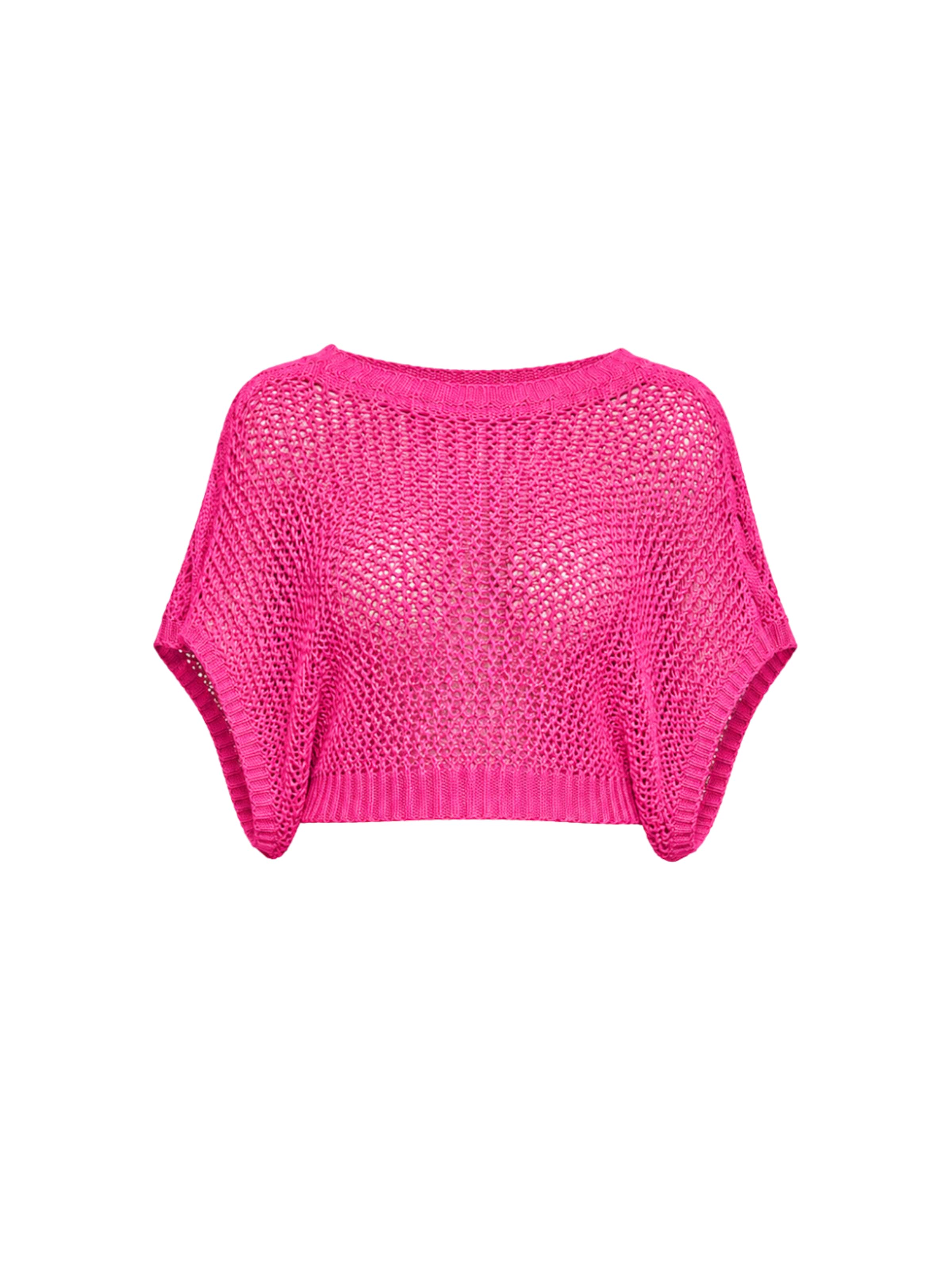 Süel knitwear - Top de punto 'Birthday' en rosa: frente