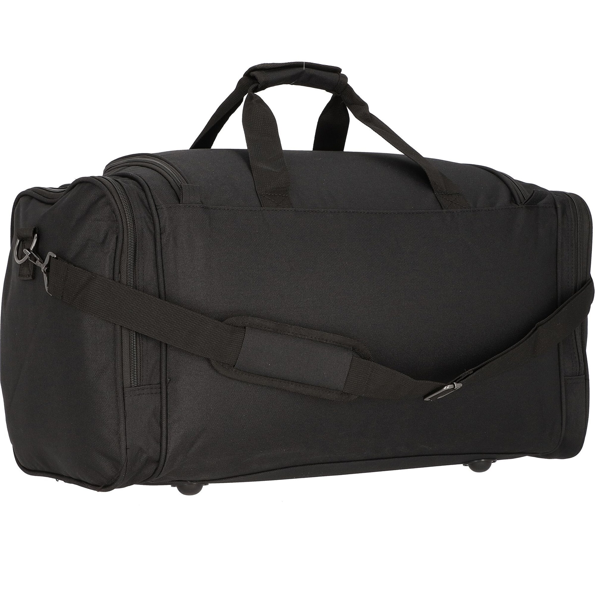 D&N Travel bag 'Travel Line 7700' in Black