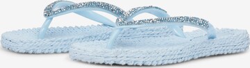 ILSE JACOBSEN T-Bar Sandals 'CHEERFUL' in Blue