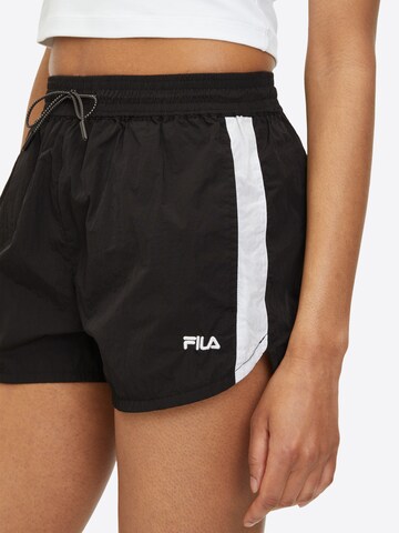 FILA Regular Sporthose 'LIMASSOL' in Schwarz