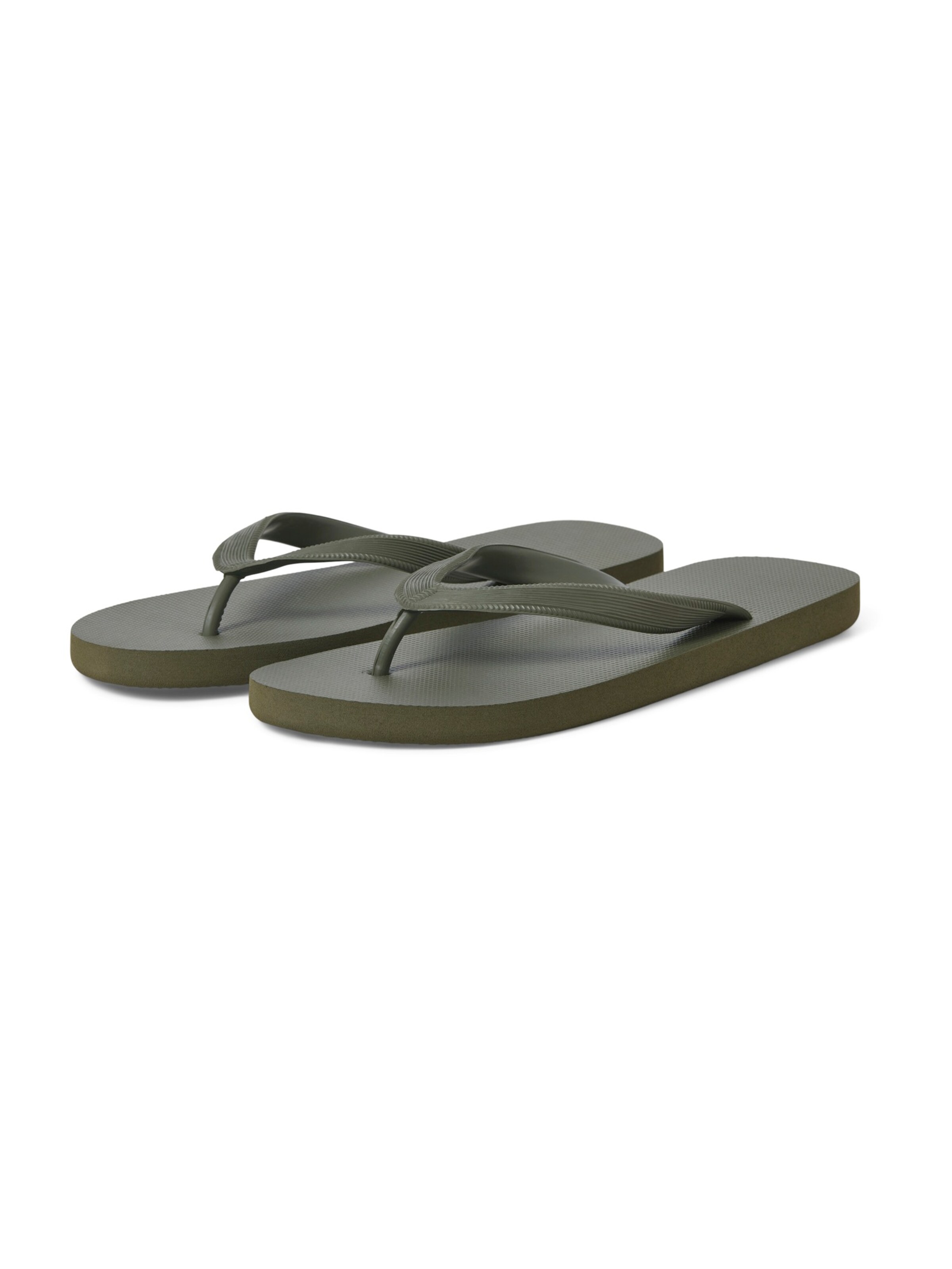 JACK & JONES T-Bar Sandals 'JFWSOLID' in Green