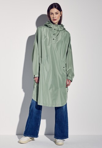 STREET ONE Between-Seasons Coat in Green: front