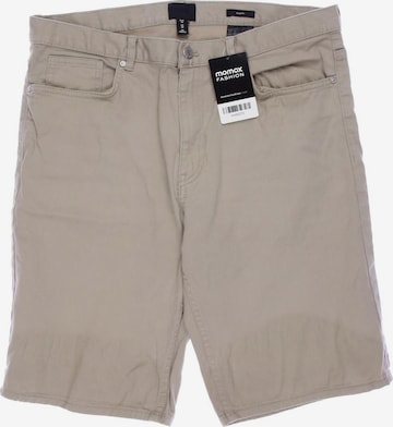 H&M Shorts in 32 in Beige: front