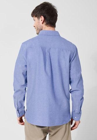 Street One MEN Regular fit Button Up Shirt in Blue