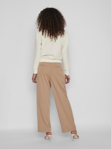 Wide Leg Pantalon à pince 'Darka' VILA en beige