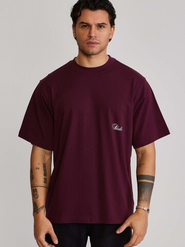 SikSilk Shirt 'Oversized' in Red: front