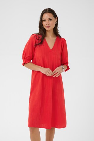 Kaffe Jurk 'KAPaulina' in Rood