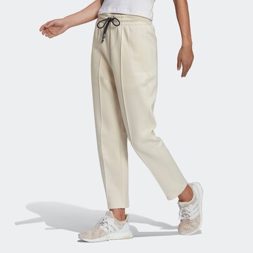 Regular Pantalon de sport ADIDAS PERFORMANCE en beige : devant