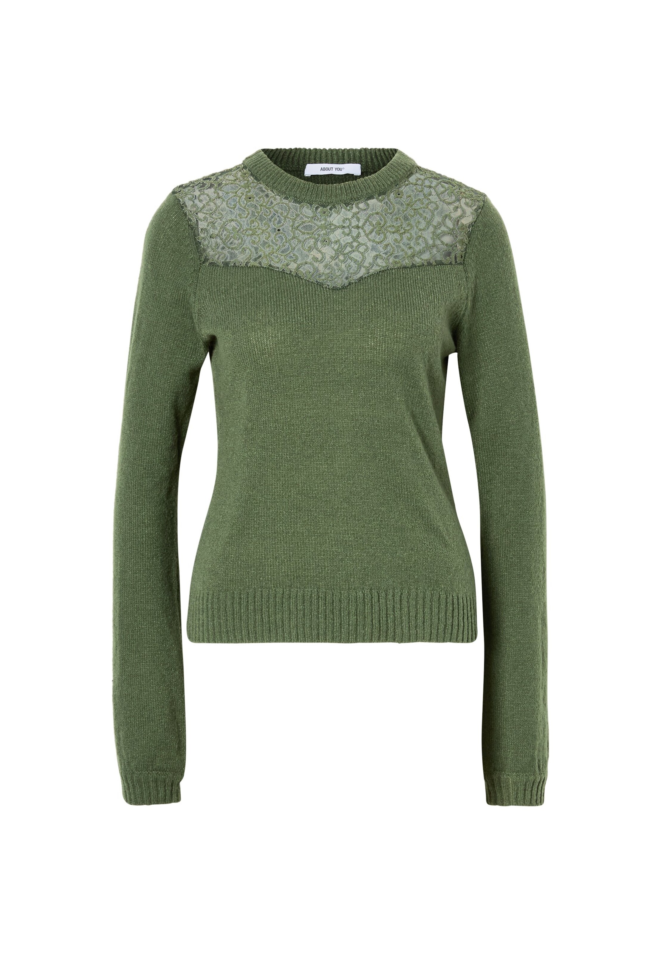 ABOUT YOU Pullover 'Sunny' in Grün: Vorderseite
