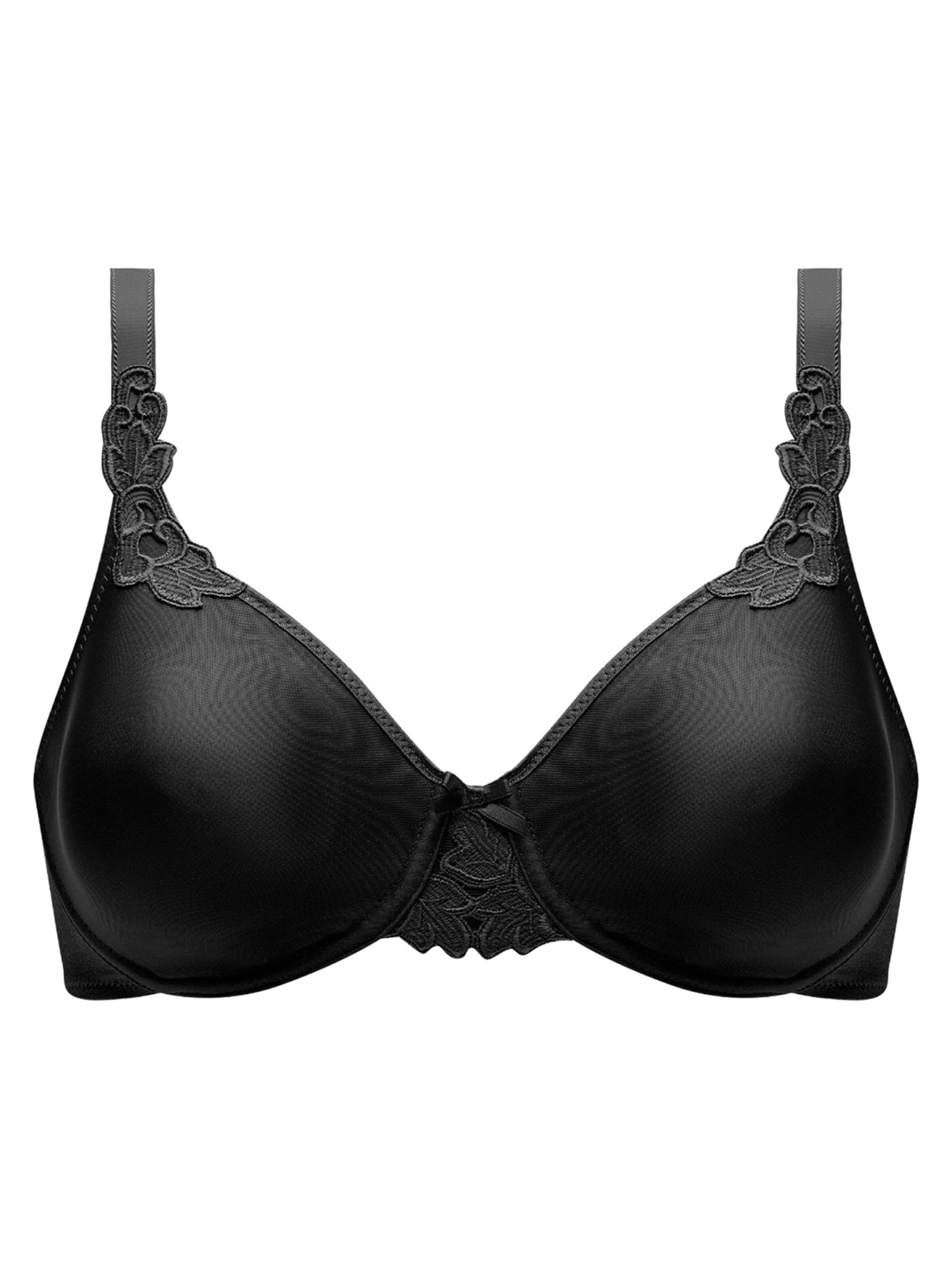 Chantelle T-shirt Bra 'Hedona' in Black: front