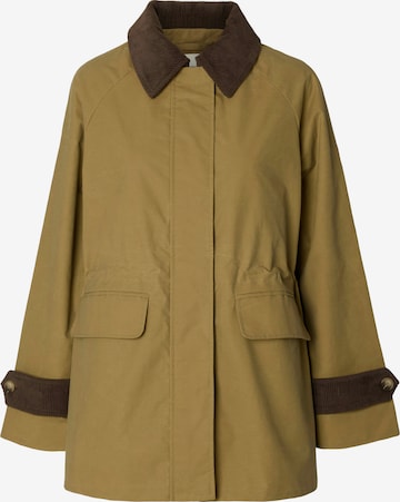 SELECTED Välikausiparka 'SLWWILMA' värissä ruskea: etupuoli