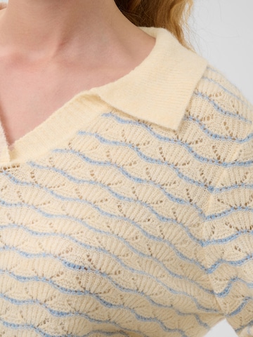 CULTURE Sweater 'CUAmera Julietta' in Yellow