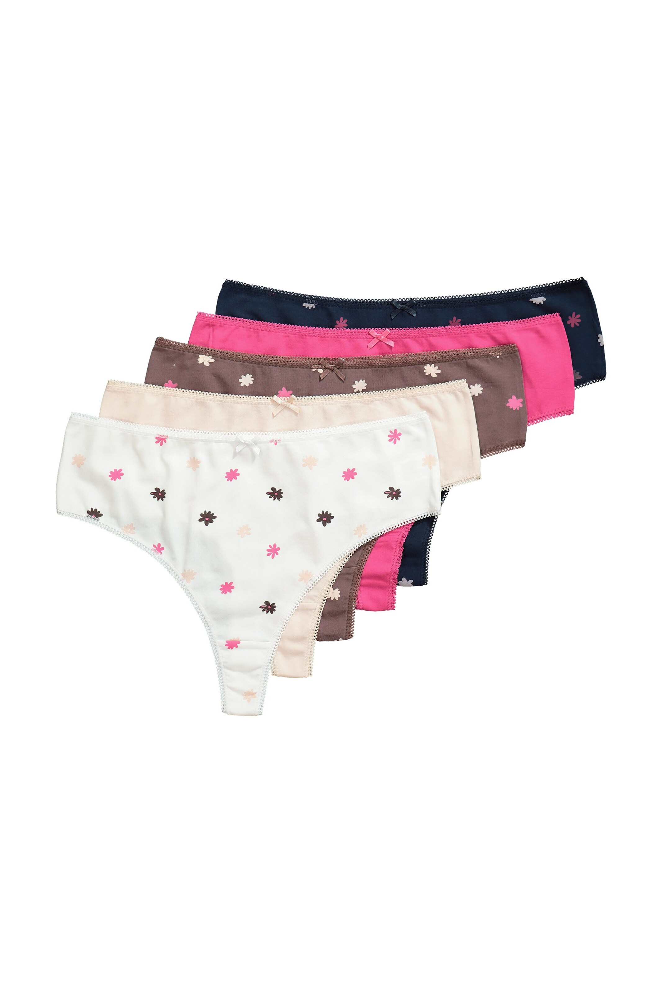 Ulla Popken Slip in Mischfarben: Vorderseite