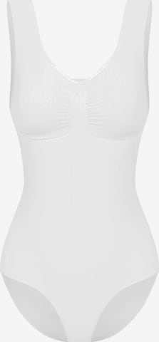 Body modelant 'Tank Bodysuit Sculpting Shapewear mit Slip' cfab (formerly creamy fabrics) en blanc : devant