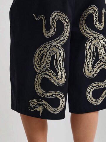 juoda Ed Hardy Laisvas Kelnės: galas