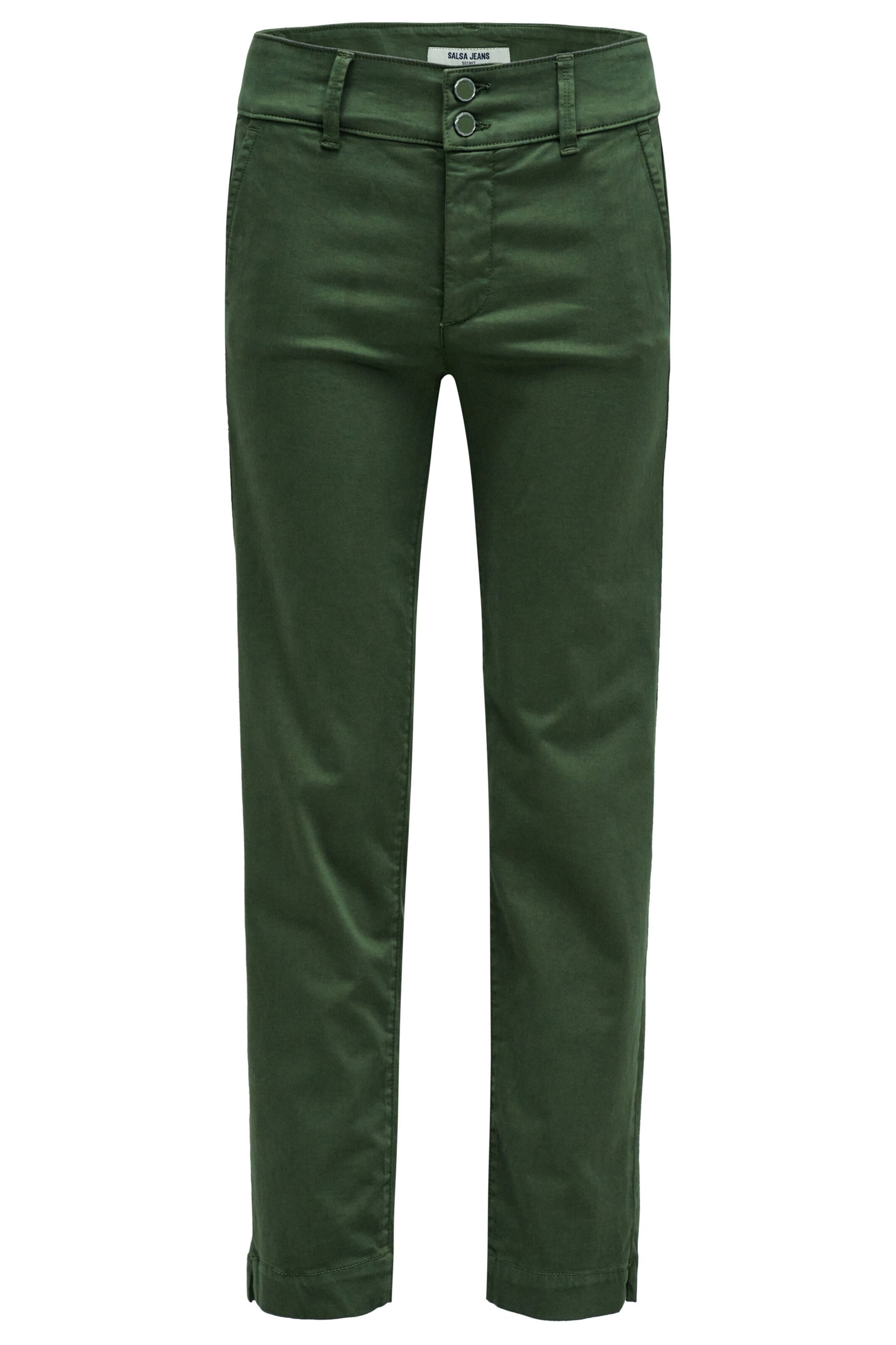 Salsa Jeans Slimfit ChinoHosen Secret in Grün: Vorderseite