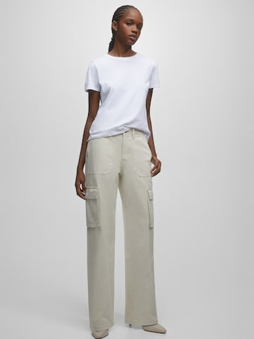 Pull&Bear Regular Cargohose in Grau