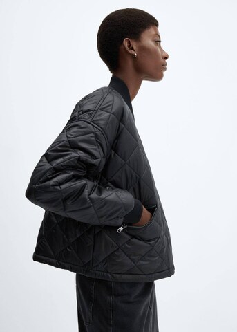 MANGO Performance Jacket 'Lapiz' in Black