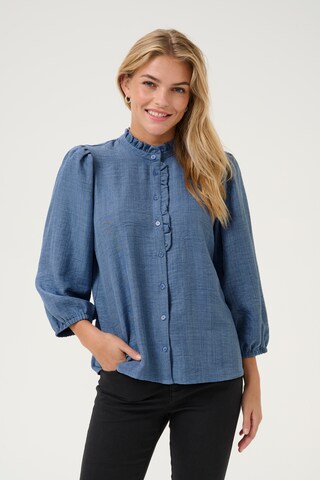 Kaffe Bluse 'Ellen' i blå: forside