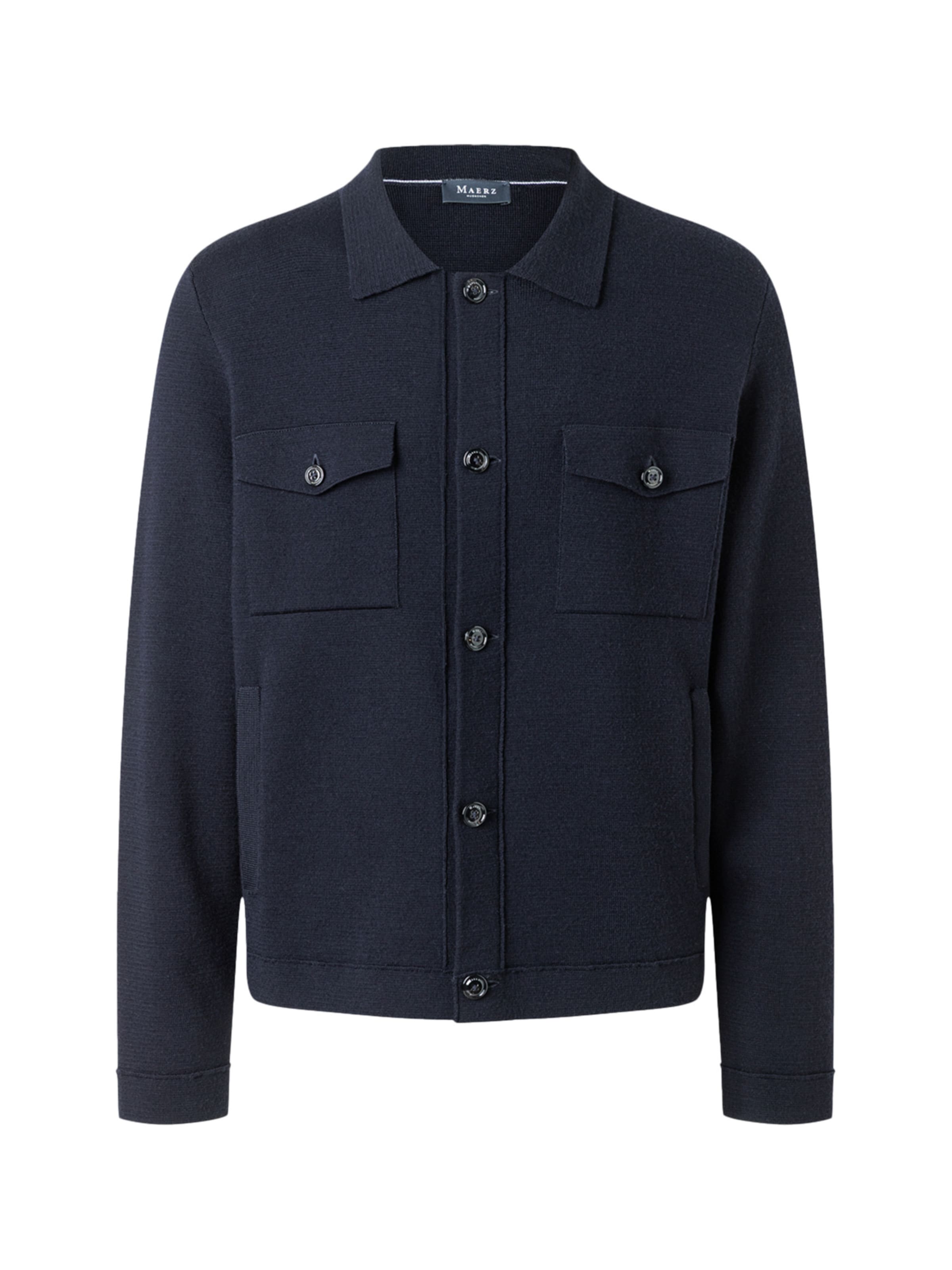 MAERZ Muenchen - Casaco de malha em azul: frente