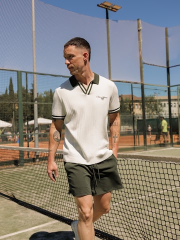 T-Shirt 'Emre' DAN FOX APPAREL en blanc