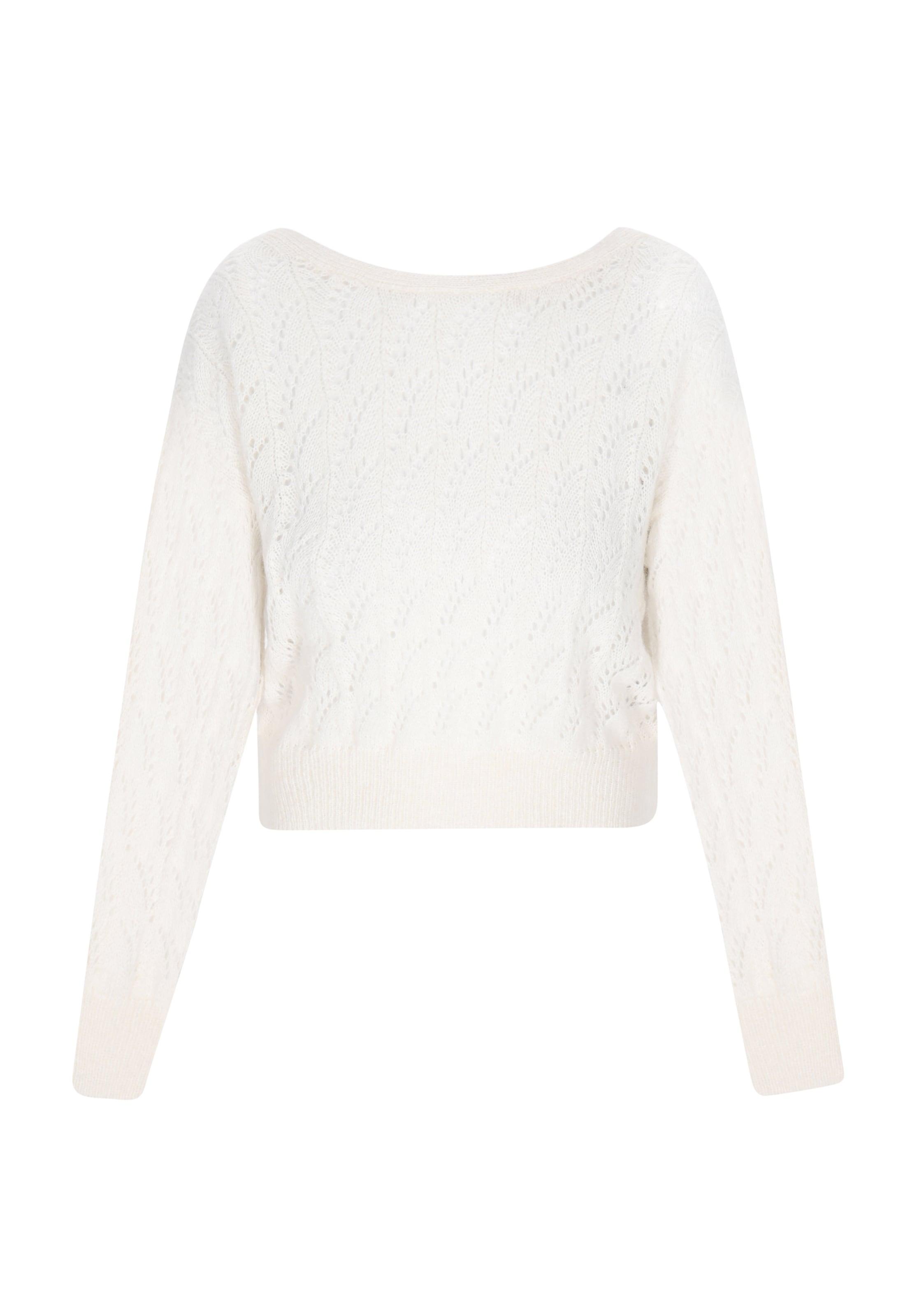 DreiMaster Vintage Pullover in Weiß: Vorderseite