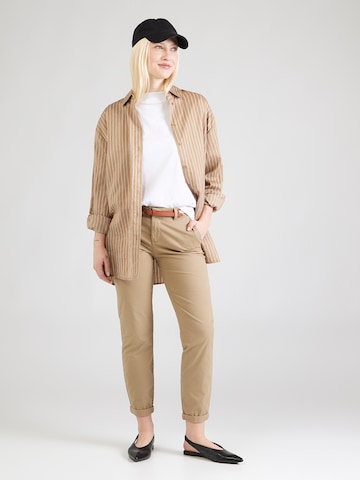 ONLY Slimfit Hose 'ONLBIiana' in Beige