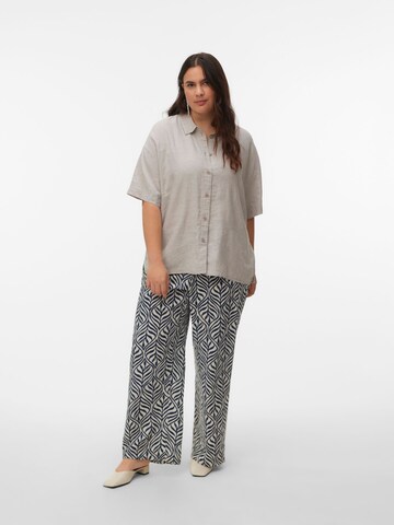 Vero Moda Curve Wide Leg Bukser 'VMCJosie' i hvid