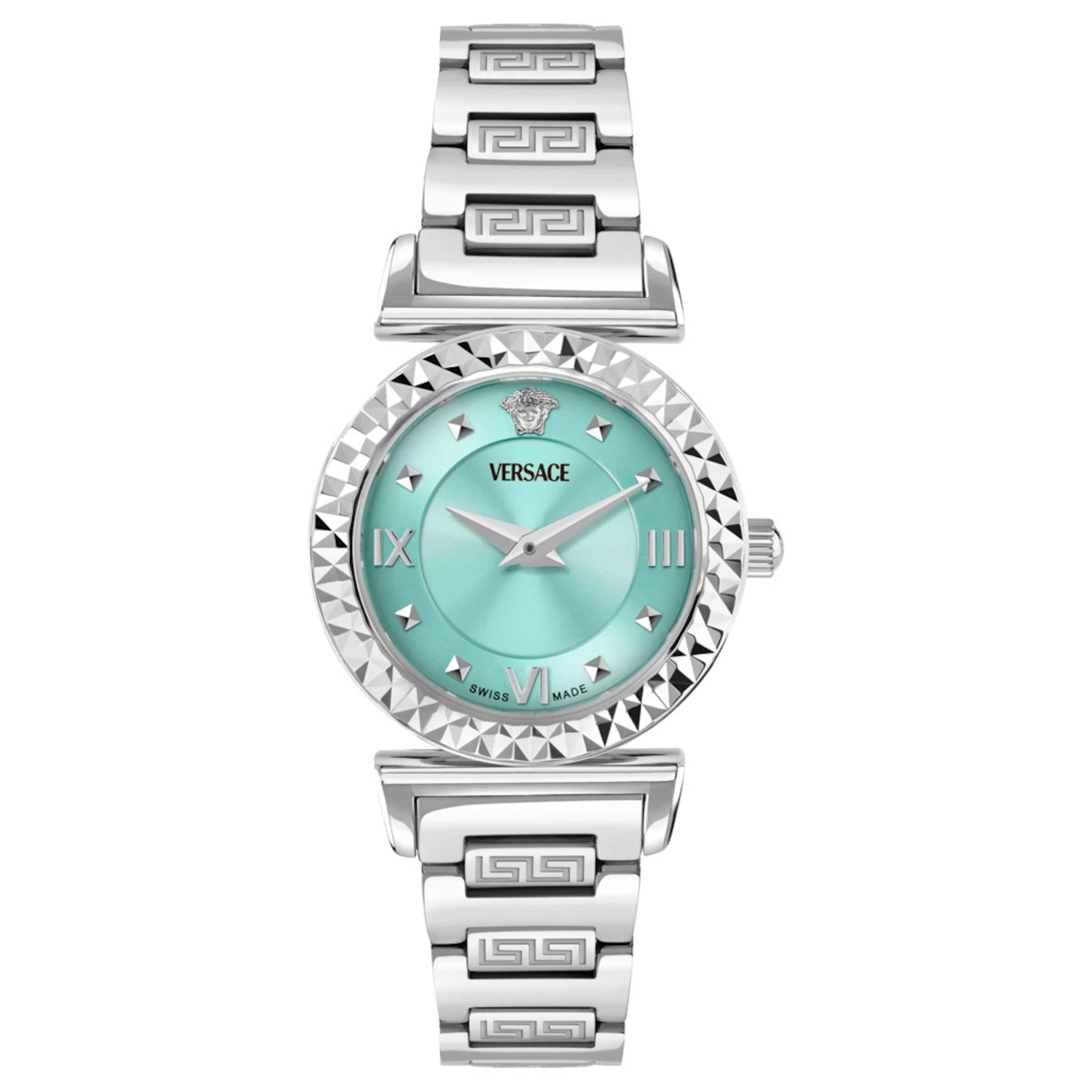 VERSACE Analoguhr in Silber: Vorderseite