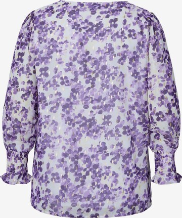 Zizzi Bluse 'Livia' in Lila