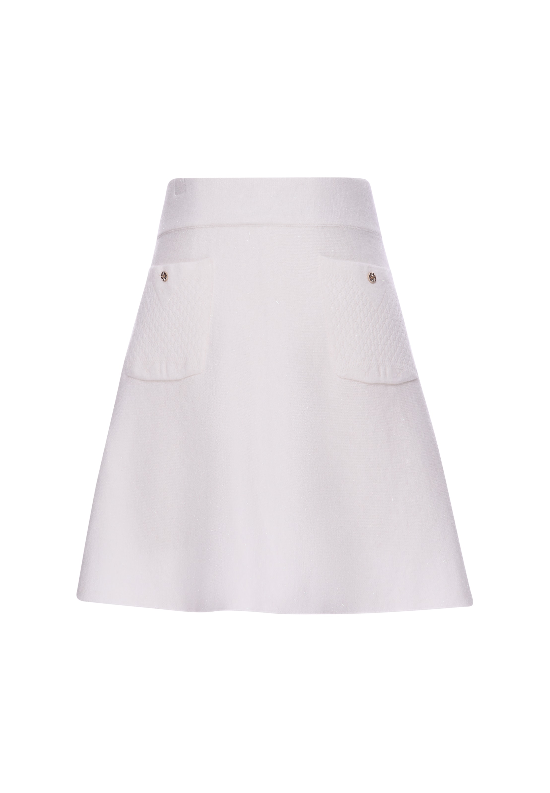 faina Rok in 34-36 in de kleur Offwhite, Productweergave