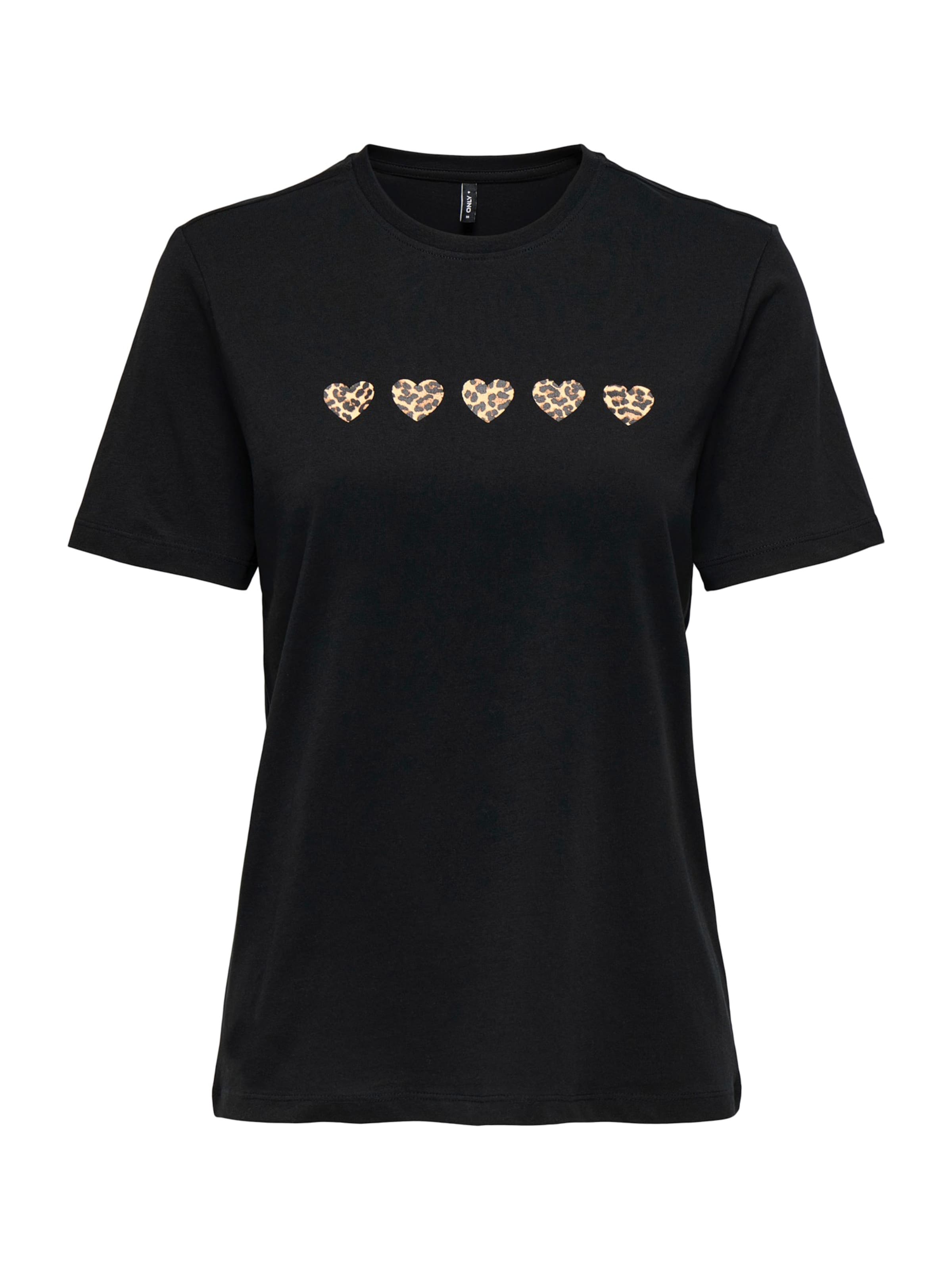 ONLY T-Shirt 'ONLMIA' in Schwarz: Vorderseite