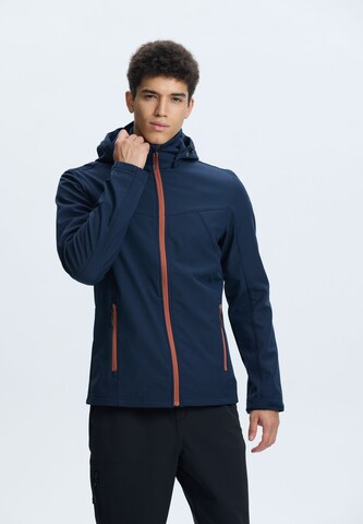 ICEPEAK Яке Outdoor 'Brimfield' в синьо: отпред