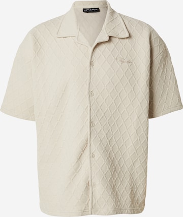 Pegador Comfort Fit Skjorta 'Jovren' i beige: framsida