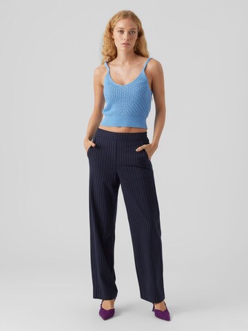 VERO MODA Loosefit Byxa 'Cookie' i blå