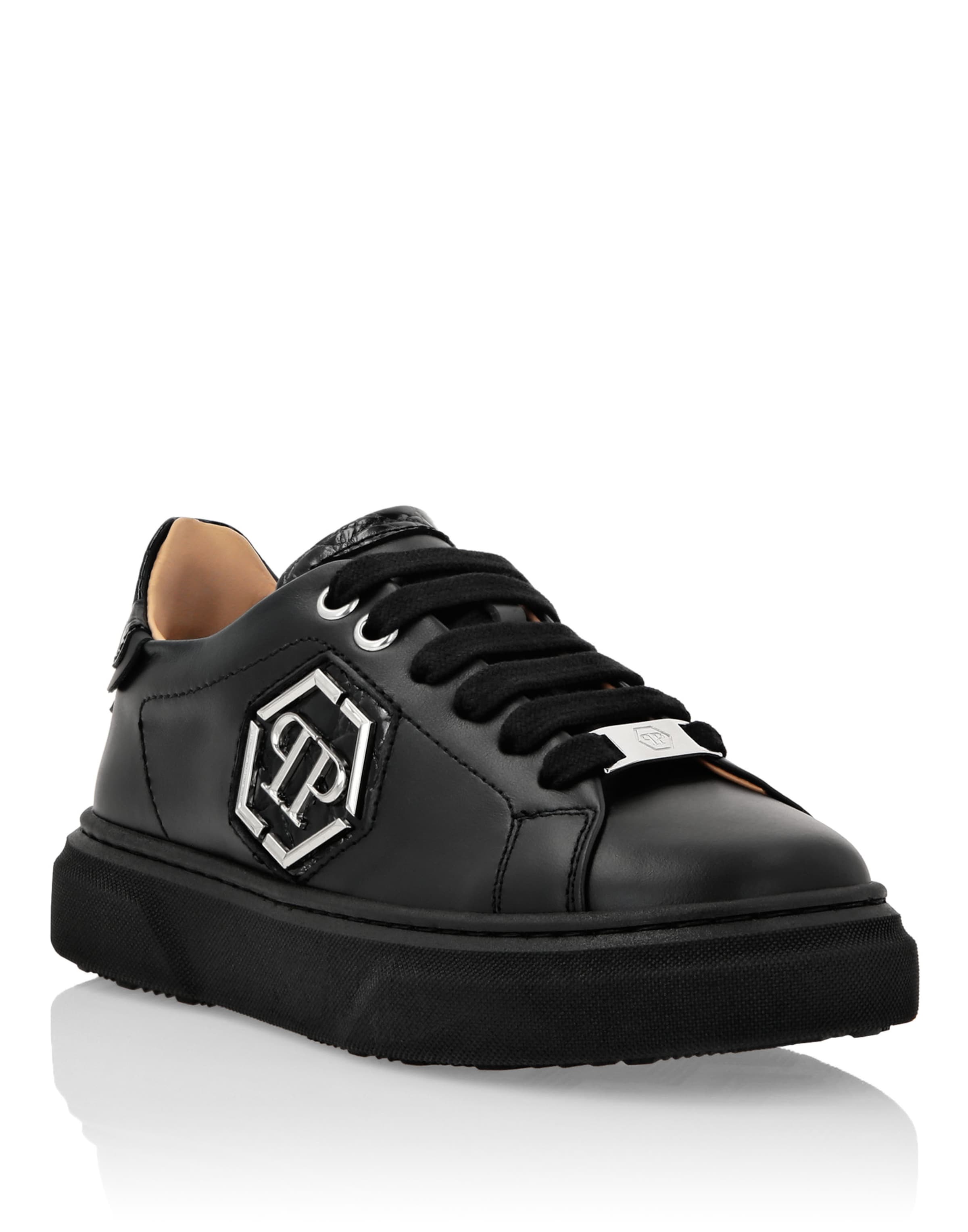 Philipp Plein - Zapatillas deportivas en negro: frente