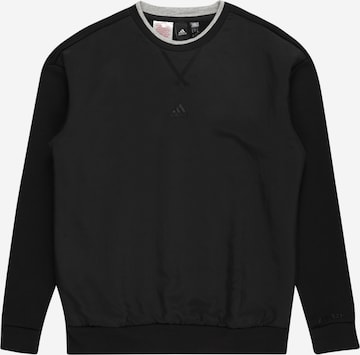 ADIDAS PERFORMANCE Sportsweatshirt i sort: forside