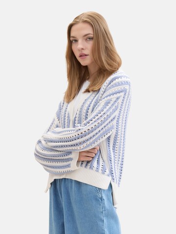 TOM TAILOR DENIM Knit Cardigan in Blue