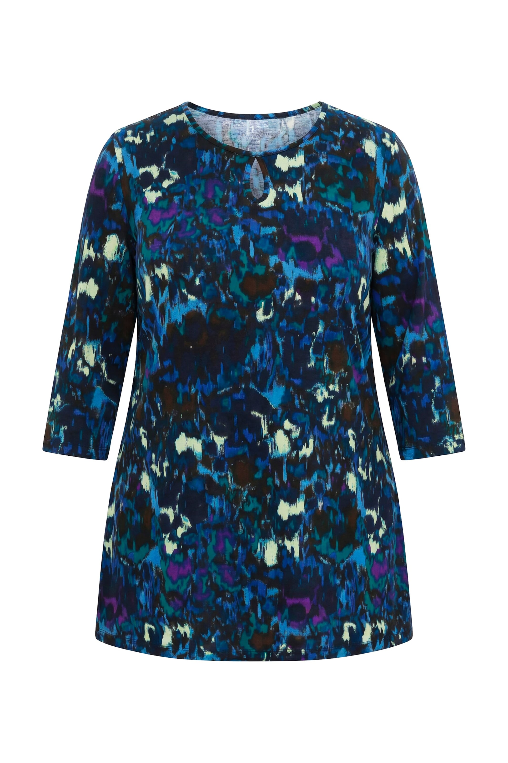 Ulla Popken Shirt in Blauw: voorkant