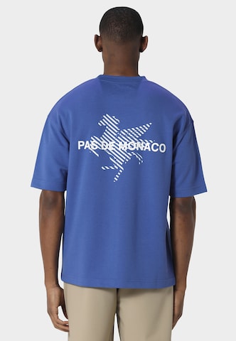 T-Shirt 'Pegasus' Pas De Monaco en bleu : devant