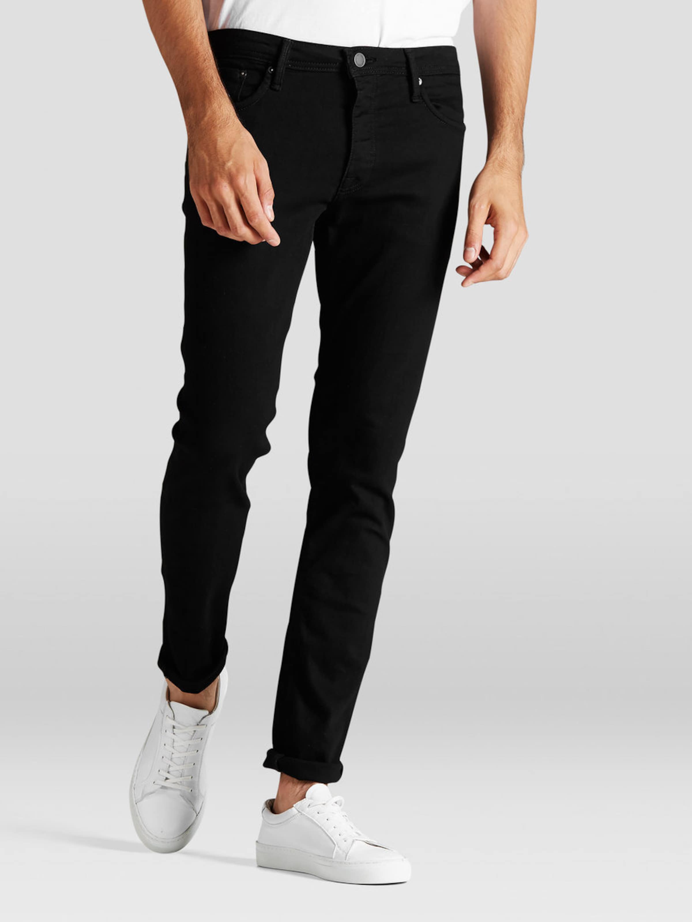 JACK JONES Skinny Jeans 'Glenn Felix' in Black ABOUT YOU