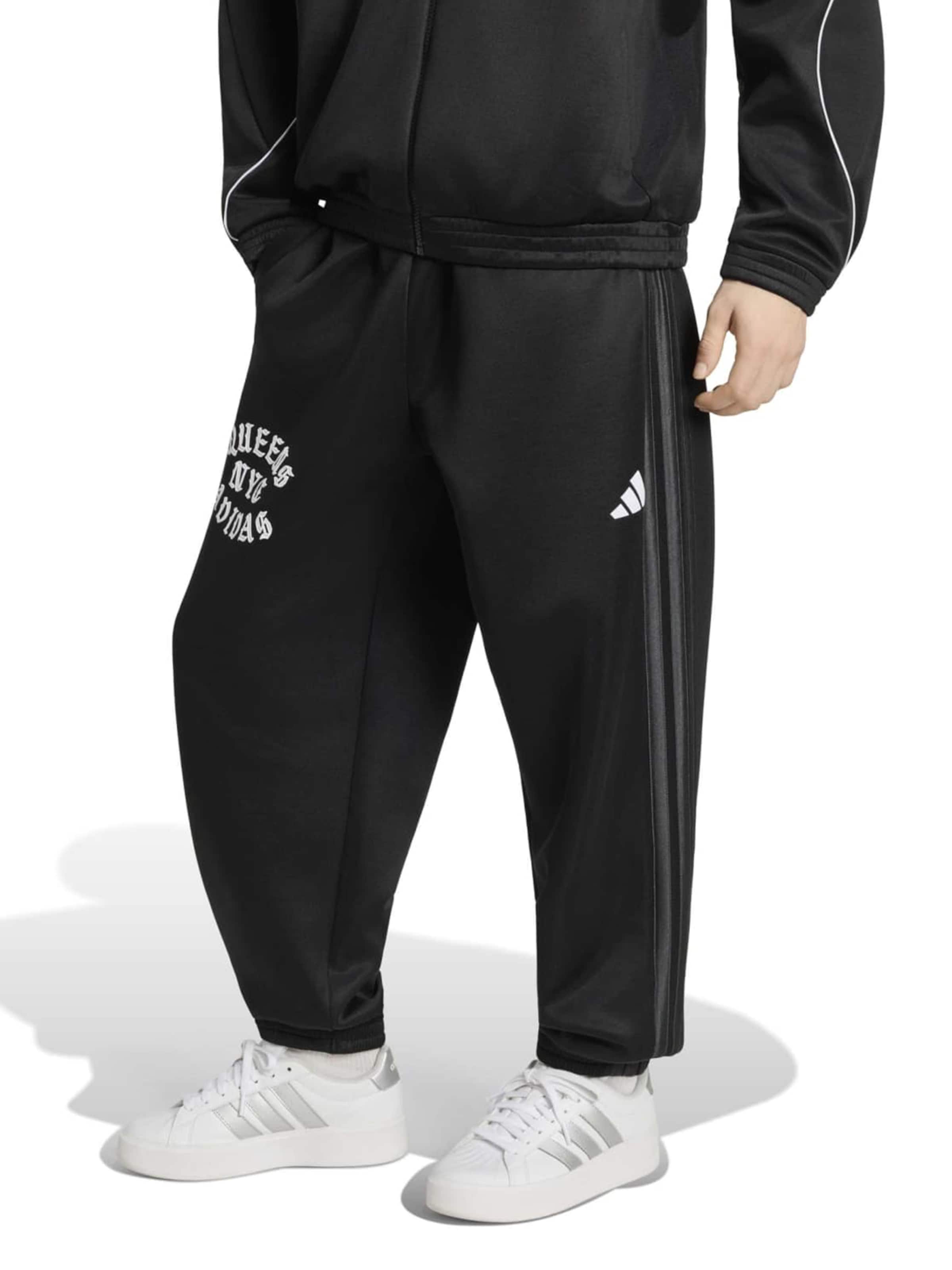 ADIDAS SPORTSWEAR Barrel Sports trousers 'Adidas x MARVEL SPIDER-MAN' in Black: front
