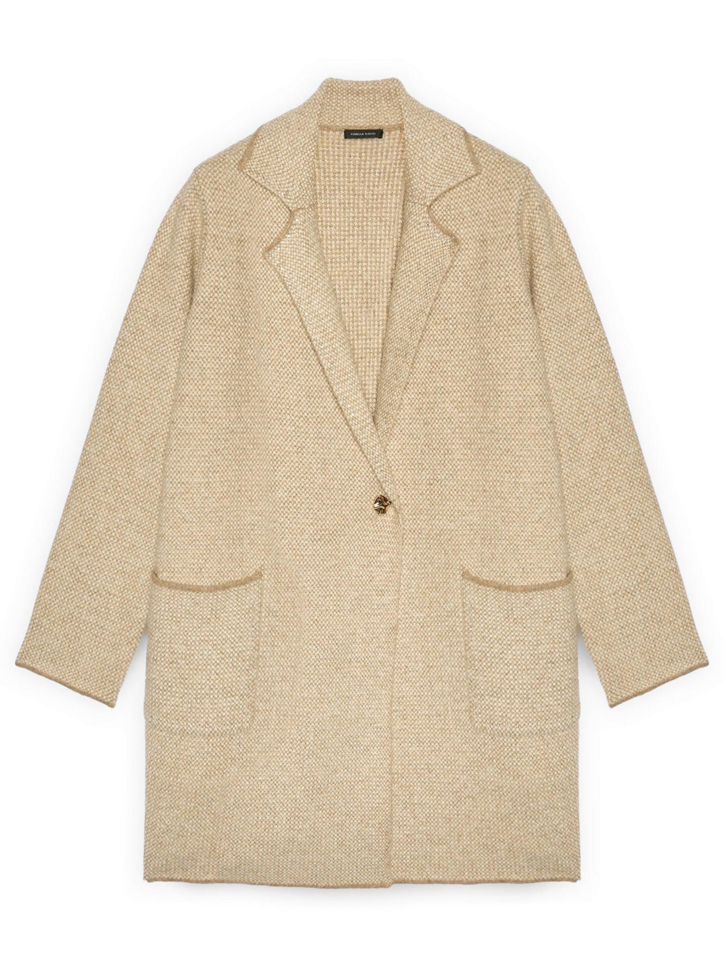 Fiorella Rubino - Jersey en beige: frente