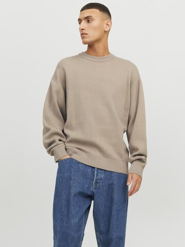 JACK & JONES - Pullover 'RAY' em cinzento: frente