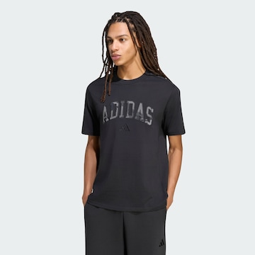 ADIDAS SPORTSWEAR Funkční tričko 'Seasonal Essentials' – černá: přední strana