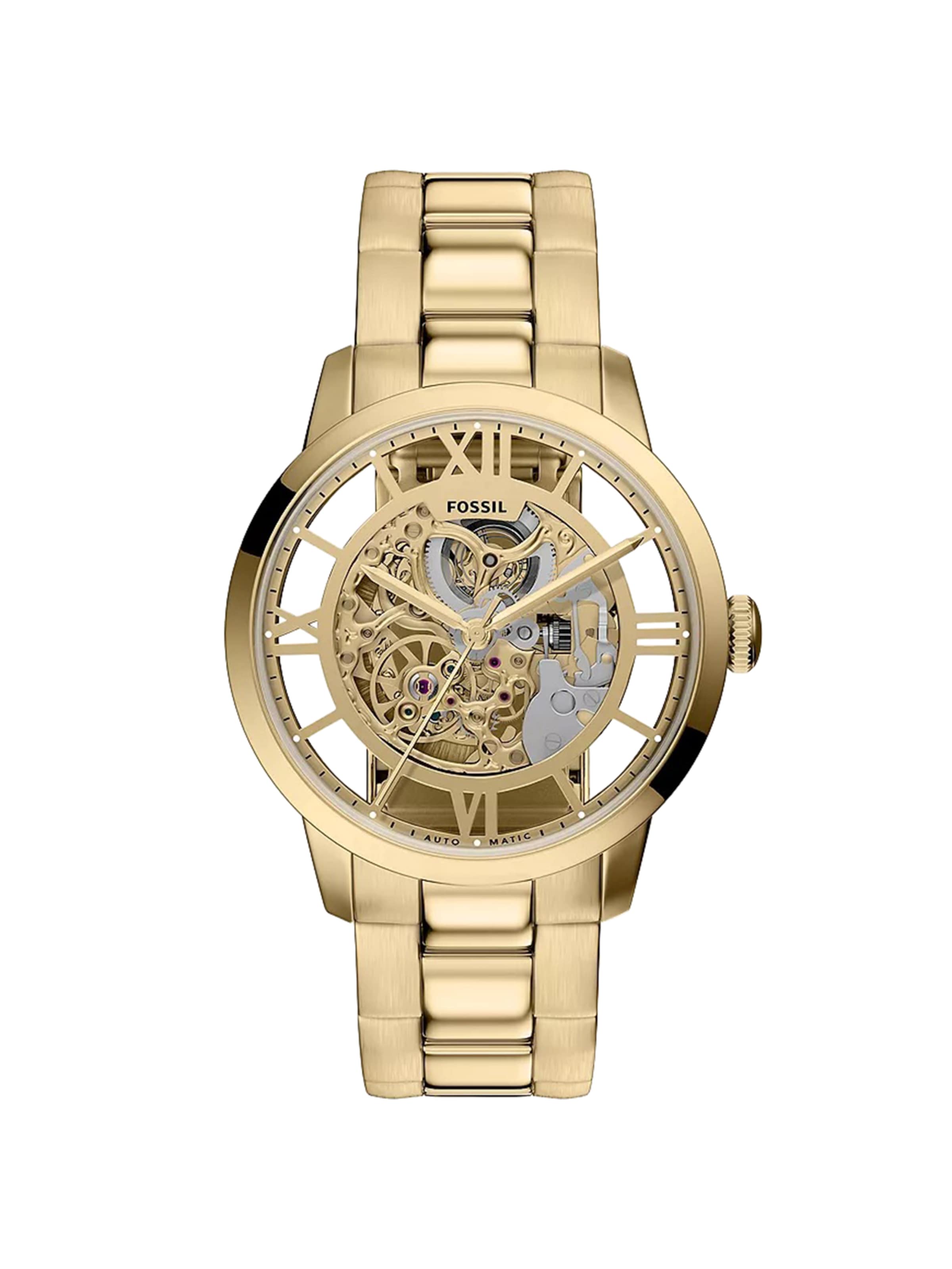 FOSSIL Analoginen kello 'TOWNSMAN' värissä kulta: etupuoli