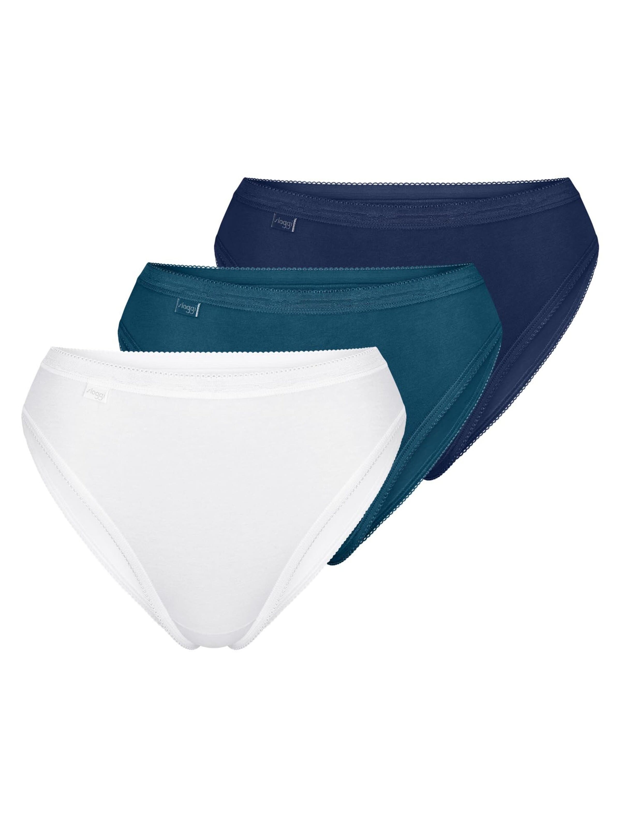 SLOGGI Panty 'Basic+' in Blue: front