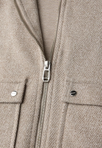 STREET ONE Between-Season Jacket 'Herringbone' in Brown