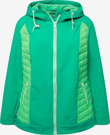 Ulla Popken Performance Jacket in Green: front